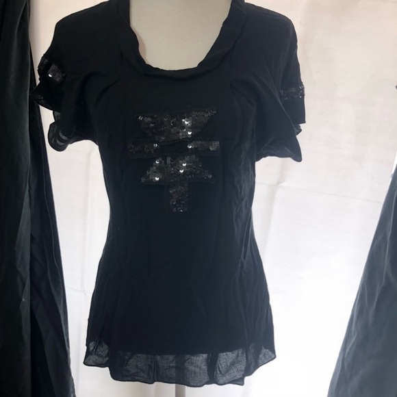 Sachin + Babi Sequin Pattern Top - Picture 1 of 5